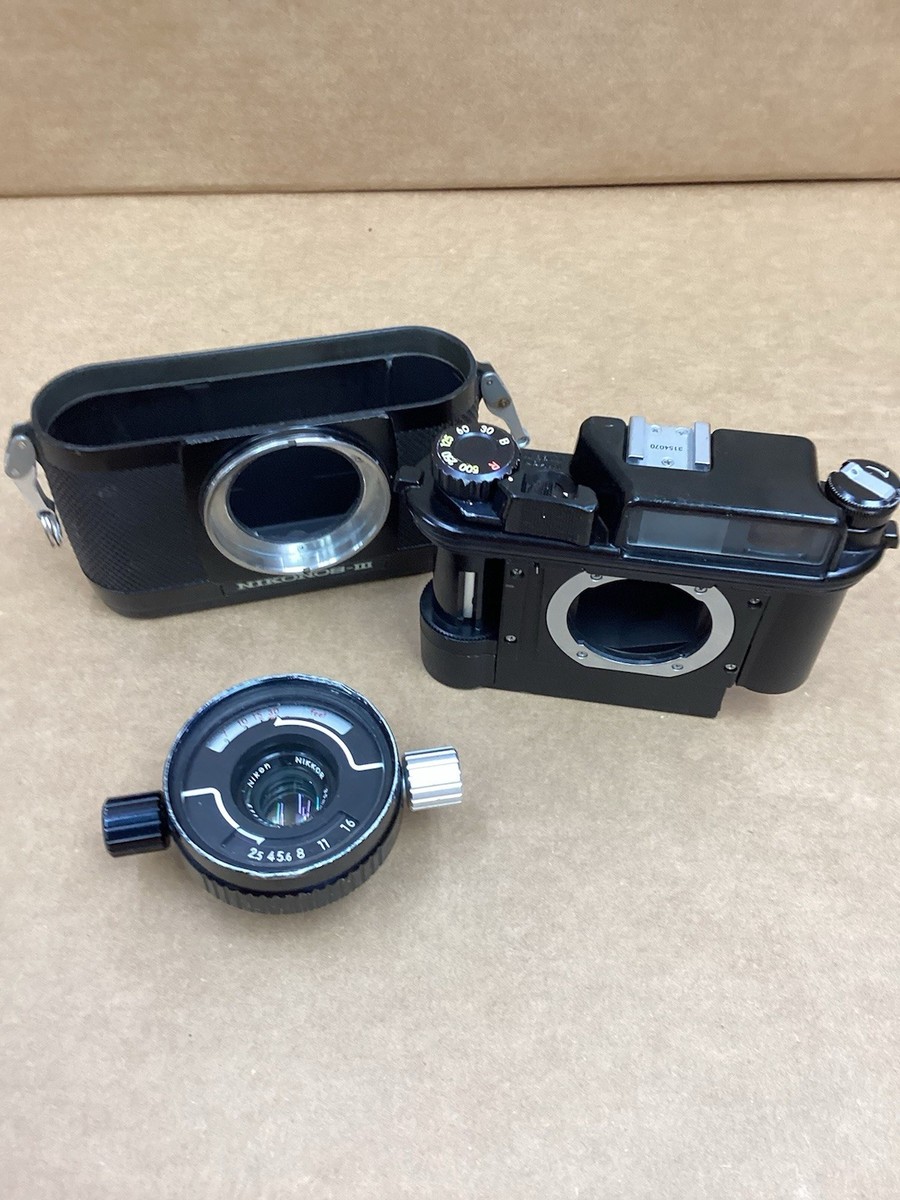 Nikon Nikonos III Underwater Film Camera 35mm f/2.5 Lens From