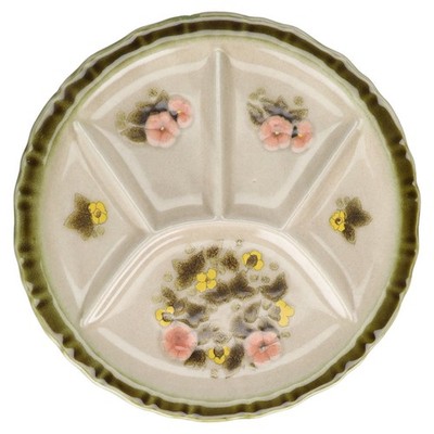 Fondueteller Zeller Keramik Mille Fleurs