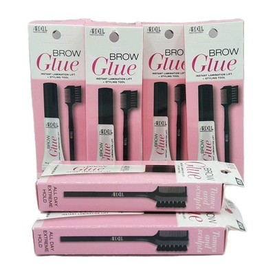 Lot of 6 - Ardell Brow Glue Clear Instant Lamination Lift + Styling Tool  0.35oz