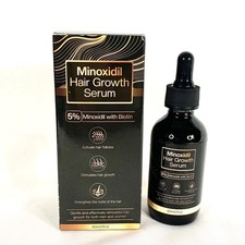 Cruelty-Free 5 Minoxidil with Biotin - 1oz Hair Growth Serum for All Adults NEW