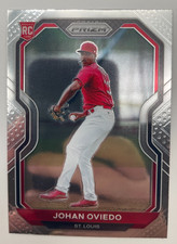 2021 Panini Prizm - Tier II Johan Oviedo #176 (RC) Cardinals