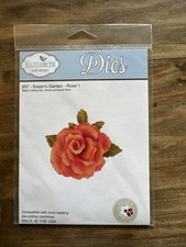 Brand New Elizabeth Craft Designs Susan s Garden Rose 1 Cutting Die
