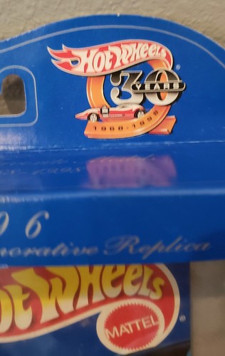 Hot Wheels Vtg 1996 "30th Anniversary" Auth. Comm. First Ed. VW Blue Drag Bus - Picture 5 of 10