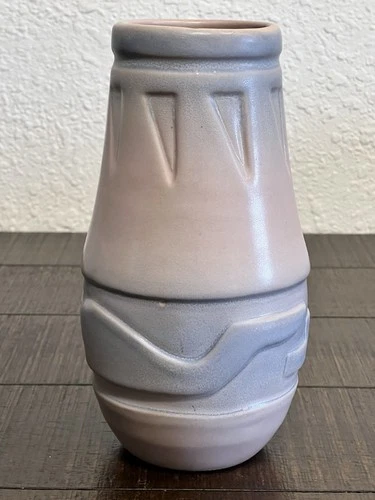Vintage Van Briggle Vase Southwest Art Pottery Incised Dusty Rose Signed 8.5”