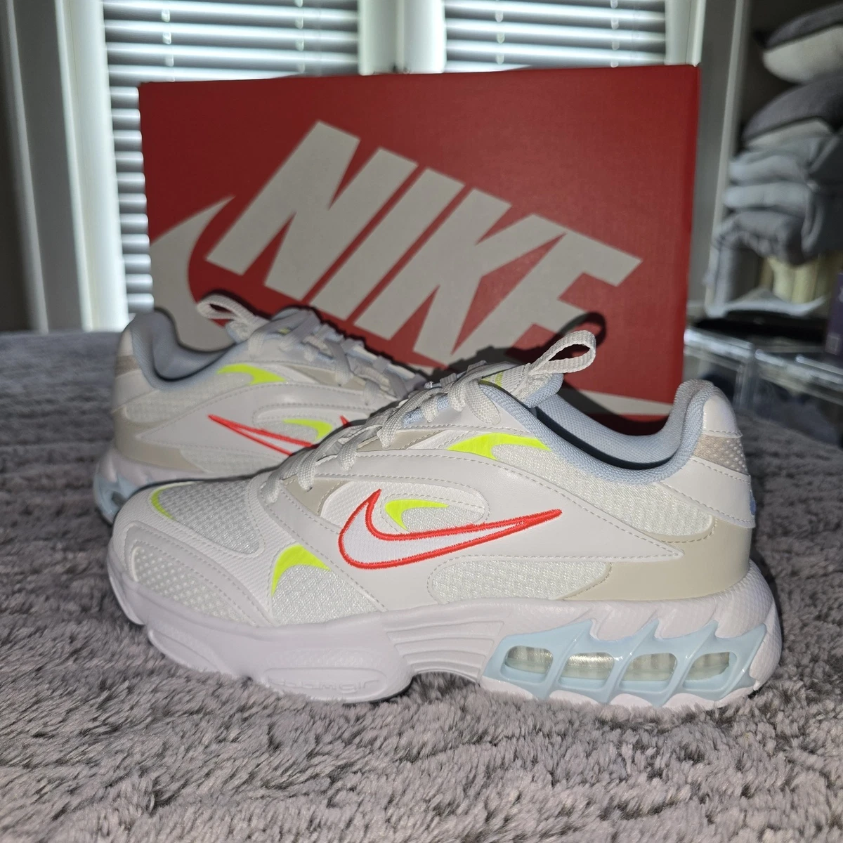 Nike Zoom Air Fire White Bright Crimson W for sale | eBay