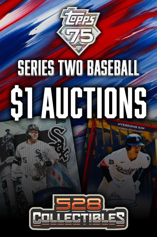 $1 Auctions! 2026 Topps Series 2 Baseball Hobby Box Breaks!