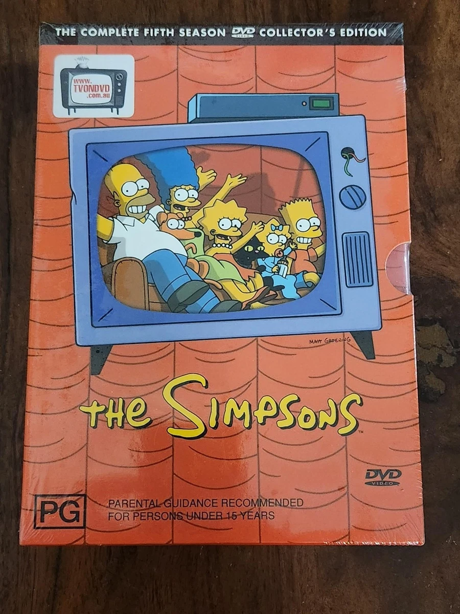 The Simpsons Complete Fifth Season 5 DVD Region 4 Brand New Sealed