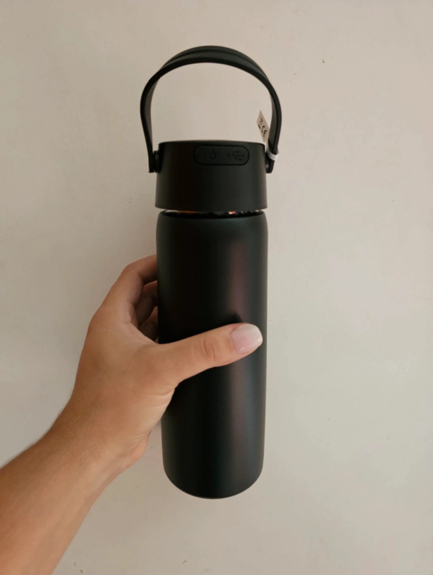 Gourde isotherme connectée Adventuretop 700 ml en acier inoxydable et enceinte premium