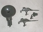 Vintage GI Joe Headquarters Command Center Guns Radar Dish Camera Parts ARAH