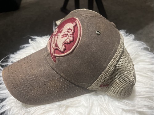 Florida State Seminoles Zephyr Mesh Trucker Snapback Hat Cap Vintage Look - Picture 8 of 8