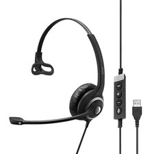 EPOS SENNHEISER SC 230 USB MS II SINGLE-SIDED Business Headset - BLACK
