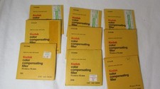Lot of 9 Kodak Color Compensating Filters 75mmx75mm 4 open 5 sealed