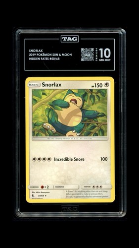Snorlax graded TAG 10 for sale on eBay