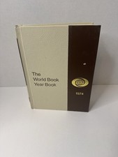 World Book Encyclopedia Year Book 1974Hardcov...