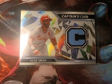 2021 Topps Chrome Captain's Cloth Relics Ozzie Smith Relic St. Louis Cardinals