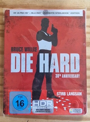 Stirb langsam / Die Hard - 4K Ultra HD UHD - Limited Steelbook - Neuwertig 