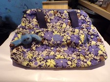 Kipling Azaleia Large Crossbody/Shoulder Bag.  Fields Floral Blue Brand New.