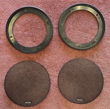 Focal ACX130 Pair of Grilles with Grille Frames for 5-1/4 Inch Speakers