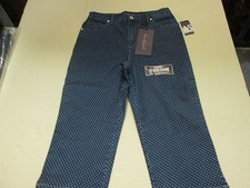 GLORIA VANDERBILT CLASSIC FIT ULTRA STRETCH AMANDA CAPRIS MS SZ 16 -BLUE- NWT