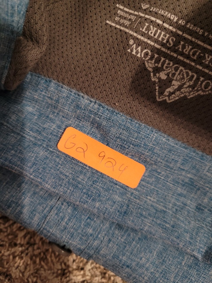 Croft And Borrow Quick Dry Shirt Mens 2XL Blue Vented Fishing Short