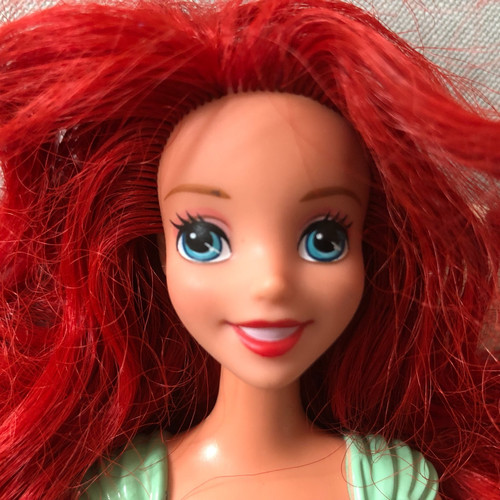Ariel 2012 Mattel doll red hair sea shell costume 27 cm