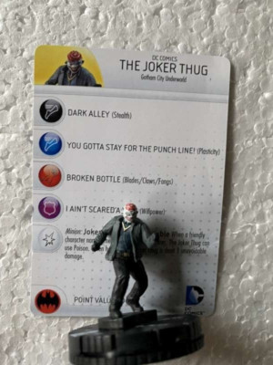 heroclix Batman: Arkham Origins# JOKER THUG #006