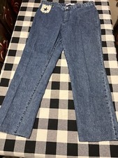 Tommy Hilfiger Jeans Womens 16 Star Coin Pocket Medium Wash Blue Denim Hemmed