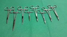 8 ASSORTED MOSQUITO' KELLY' CRILE HEMOSTAT FORCEPS CVD SURGICAL INSTRUMENTS