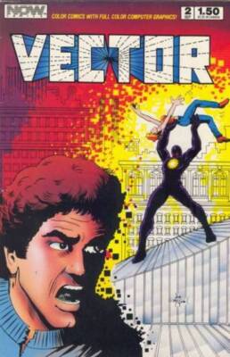 Vector (1986) #   2 (6.0-FN) Cover stains 1986