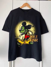 Rare Ed Roth Rat Fink Cotton Gift For Fan Black S-2345XL Unisex T-shirt