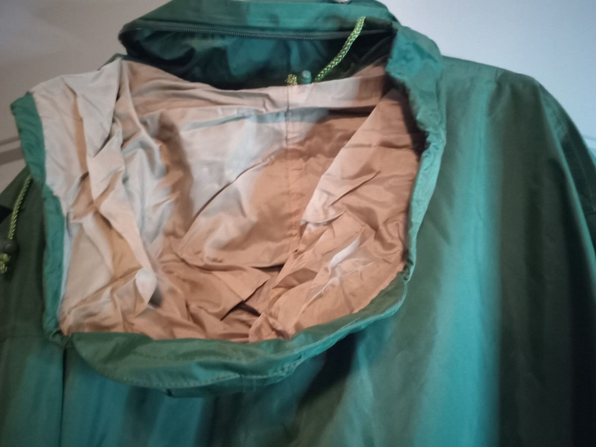 Manteau de chasse de pêche vintage Hodgman Lakestream veste à capuche