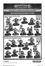 Warhammer AoS Blades of Khorne Bloodreavers (10) NO BOX
