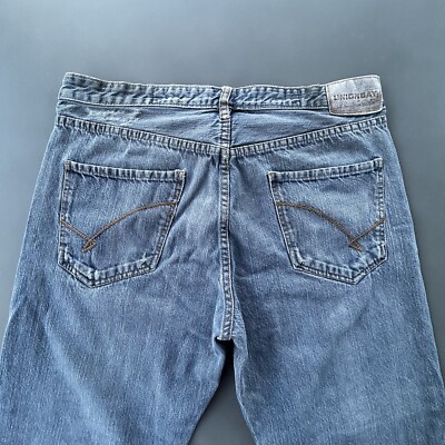 Vintage UNIONBAY Jeans Mens 38x30 Blue Baggy Wide Leg Loose 90s 