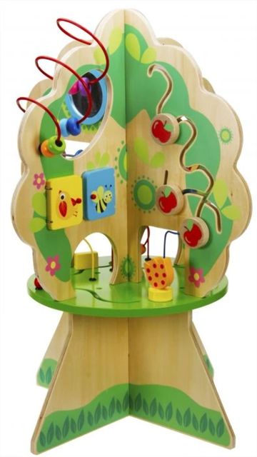 wooden activity tree