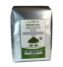 Dragon Well Green Tea Organic Green Tea loose Leave tea 1 LB