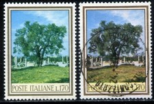 Italian Republic 1966 Flora 1st Issue No. 1023a ** Variety (m1292)