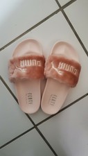 fenty puma slides neon