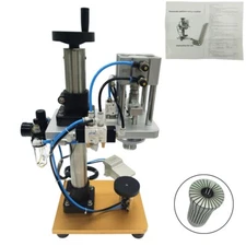 Pneumatic Perfume Crimping Machine with Pedal 15mm Bottle Capping Capper Sealer