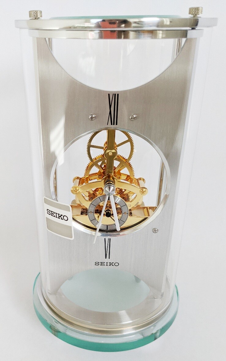 Pendule squelette - SEIKO - Metal argenté plastique - Fin - Catawiki
