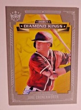 2021 DIAMOND KINGS DEBUT GRAY FRAMED PARALLEL RC JAKE CRONENWORTH