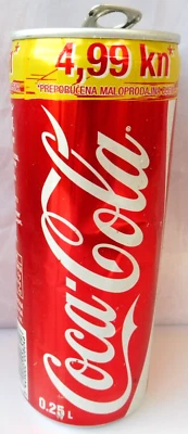 COCA COLA® CANETTE VIDE 0,25 L CROATIE - Photo 1/4