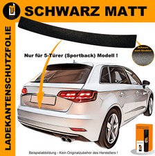 Lackschutzfolie Ladekante Für Audi A3 8V Sportback 2013-2020 Schwarz Matt