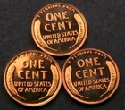 1956+1957+1958 Lincoln Wheat Penny Cent Set/Lot ~ Gem Proof (red) ~~ 3 Coins — photo 6