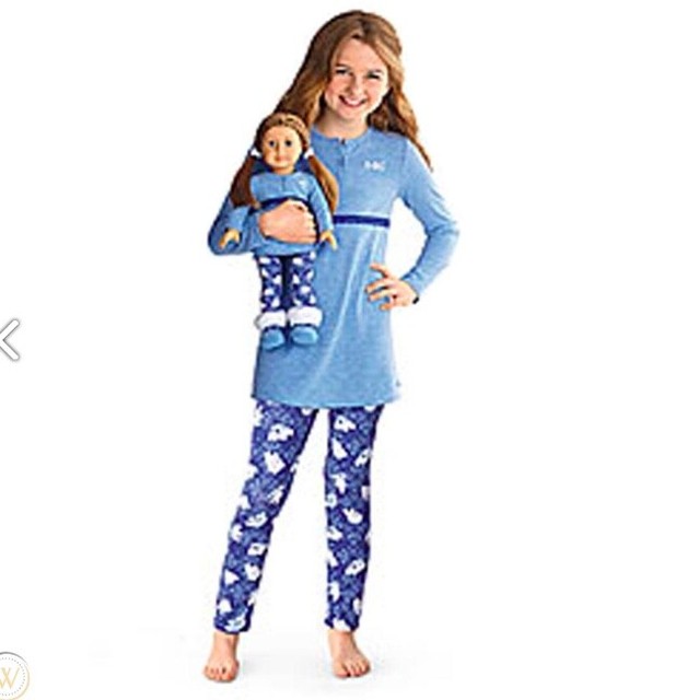 american girl polar bear pajamas