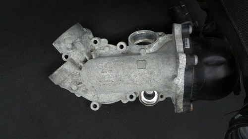 Audi A6 A7 4G A8 S8 4H Thermostat Housing Kühlmittelpumpegehäuse 07912115AQ - Picture 3 of 4