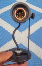 Retro 70's ' Concord Coffee Coloured Spot Light Lamp ' Space Age Free Post VGC