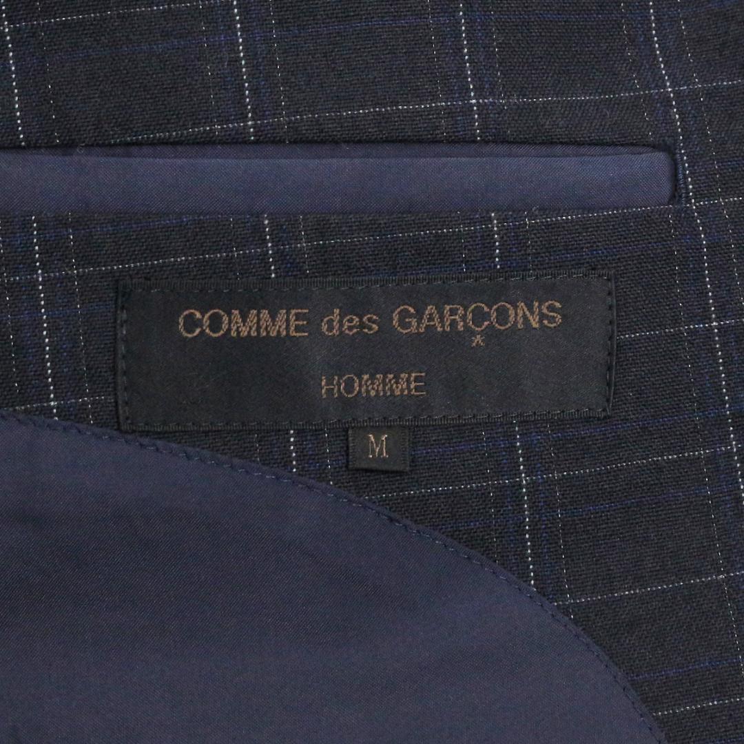 コムデギャルソンオム 1988AW グラフチェック2Bテーラードジャケット Comme Des Garçons Homme 1988Aw Check 2B Tailored Jacket Size
