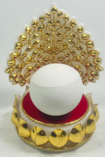 Big White Magic Stone bowl reiki heal amulet Spiritual Energy A+ Meditate 50 mm - Picture 1 of 24