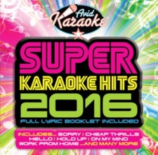 Various Artists: Super Karaoke Hits 2016 CD NEW