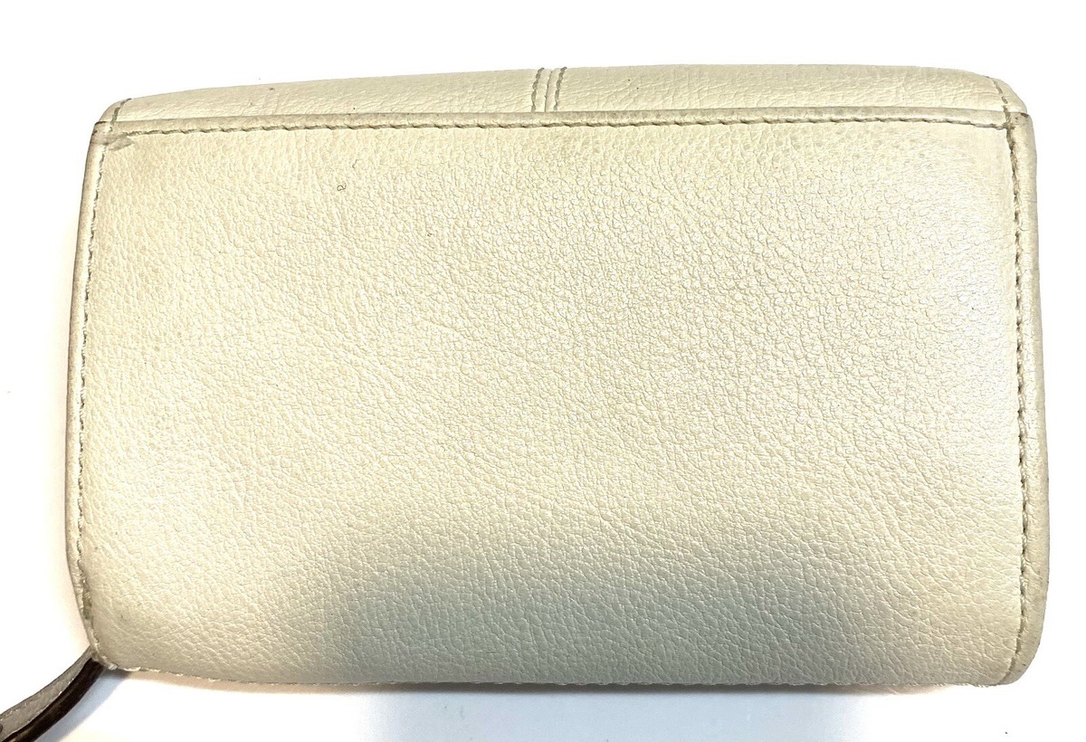Vintage wallet, white genuine leather, Coach | eBay